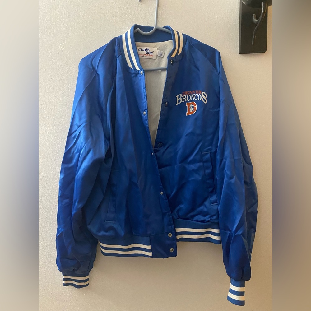 Vintage Denver Broncos Bomber Jacket
